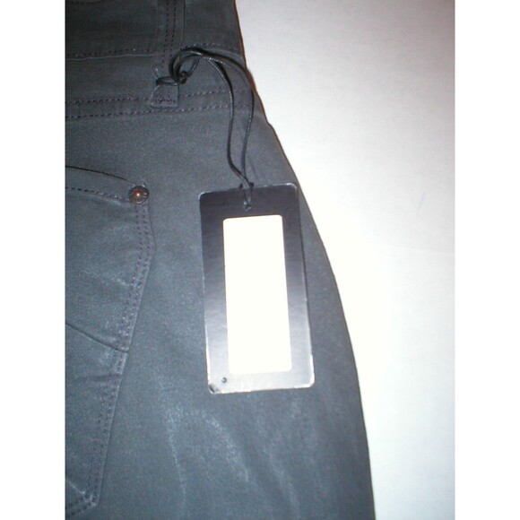 NWT New Womens 22 James Jeans Icon Plus Size Coated Legging Leather Dark Gray - Picture 5 of 9